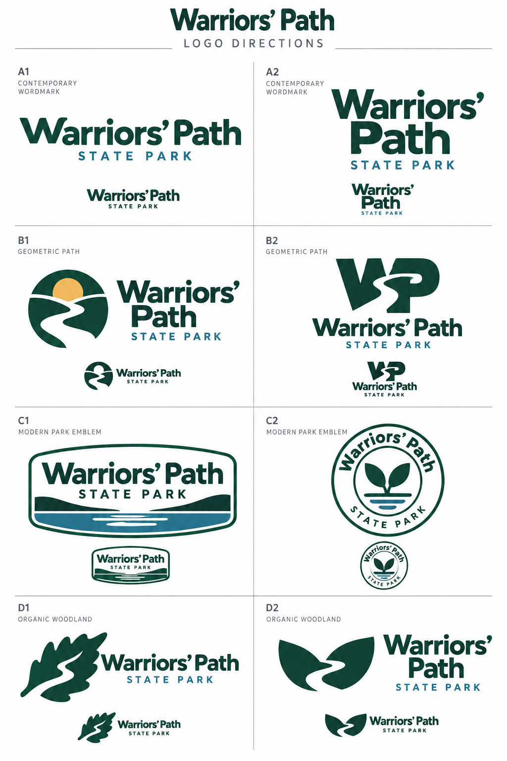 Warriors’ Path logo directions